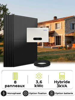 Kit Solaire 3.6kWc AIKO 470W + Sofar ESI-3K-S1 | Wattuneed