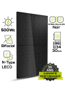 Luxen Serie LUXNERI N5 Tipo N 500 Wc bifacial totalmente negro