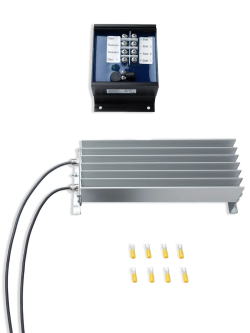 Regulador de carga Superwind SCR 12 V con resistencia de carga