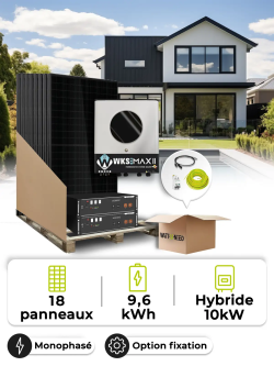 8.1kWp Mono 10kW Solar Kit + 9.6kWh Battery