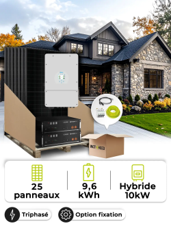 11.3 kWp Solar Kit Tri 10 kW + 9.6 kWh Battery