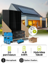 Solar-Kit Inselanlage 9,0 kWp – Mono 10 kW – Batterie 4,80 kWh – Victron