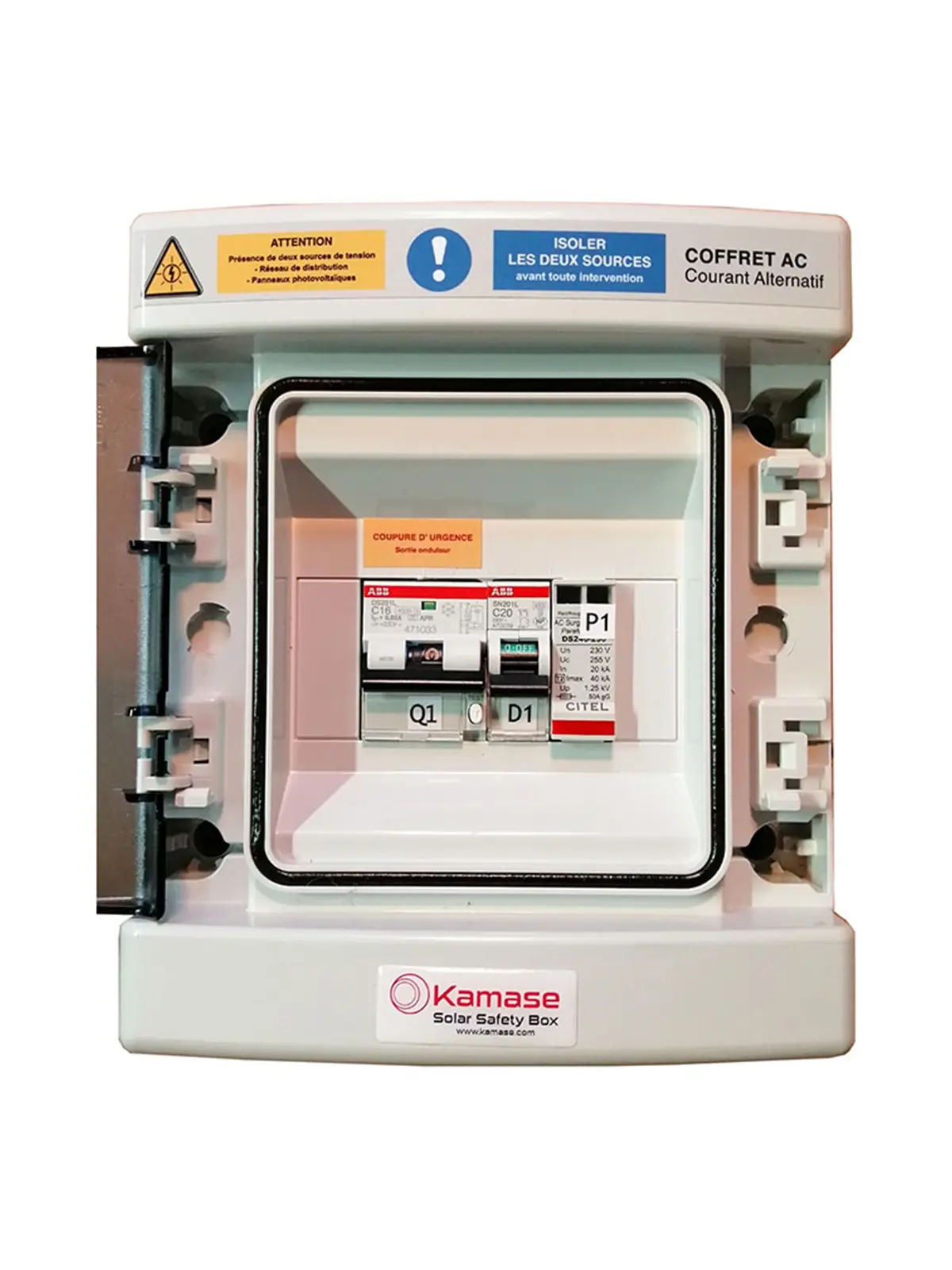 Coffret de Protection AC 63A Kamase Monophasé