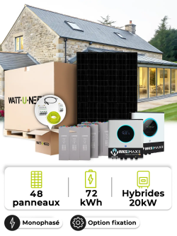 Solar Kit Off-Grid 18.0 kWp – Mono 20 kW – OPzV Battery 72 kWh