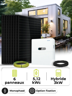 2,7 kWp Sofar ESI Solar-Kit + BTS 5K 5,12 kWh