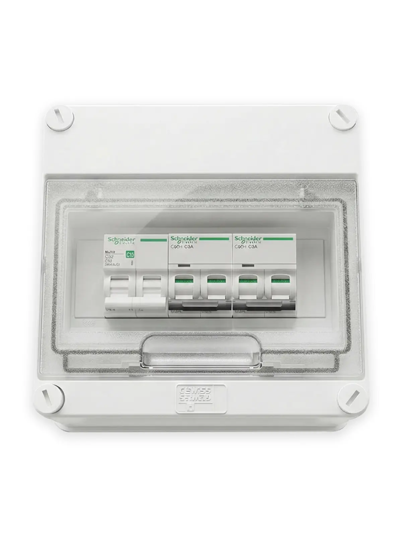 Caja de limitador monofásico de 63 A