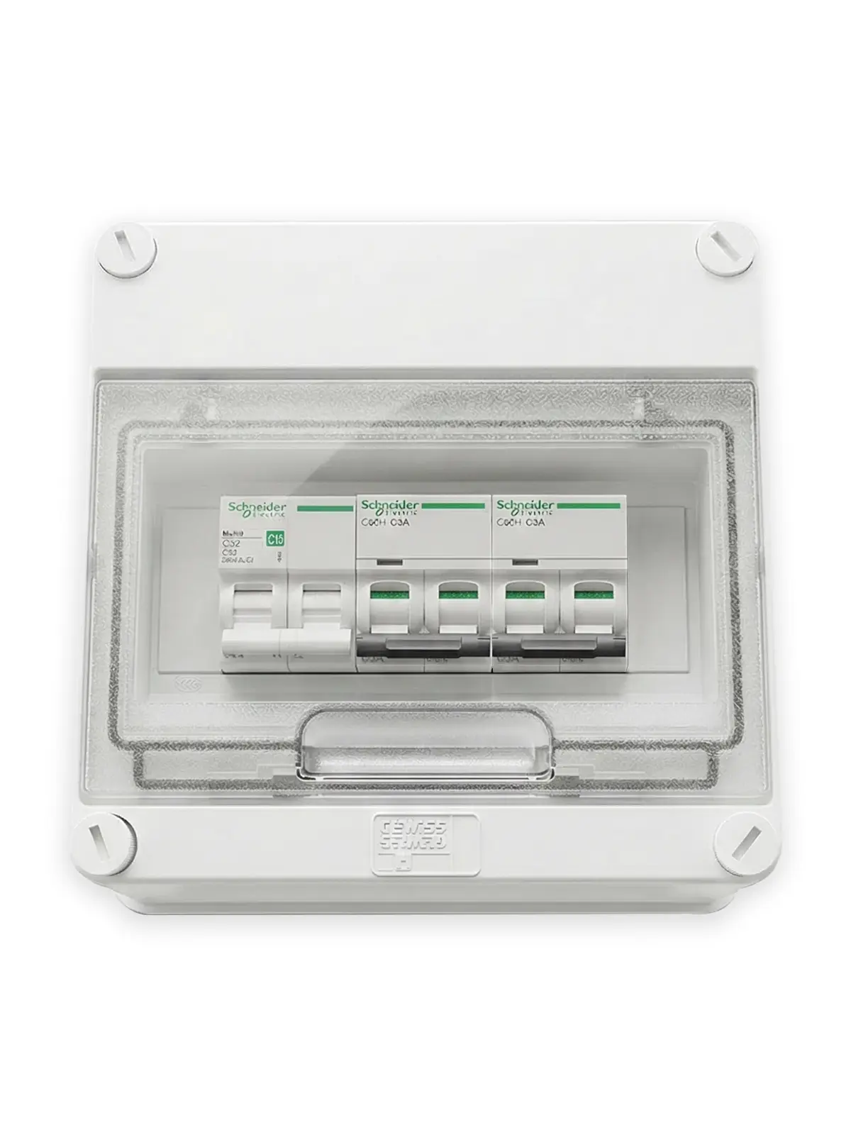 Caja de limitador monofásico de 63 A