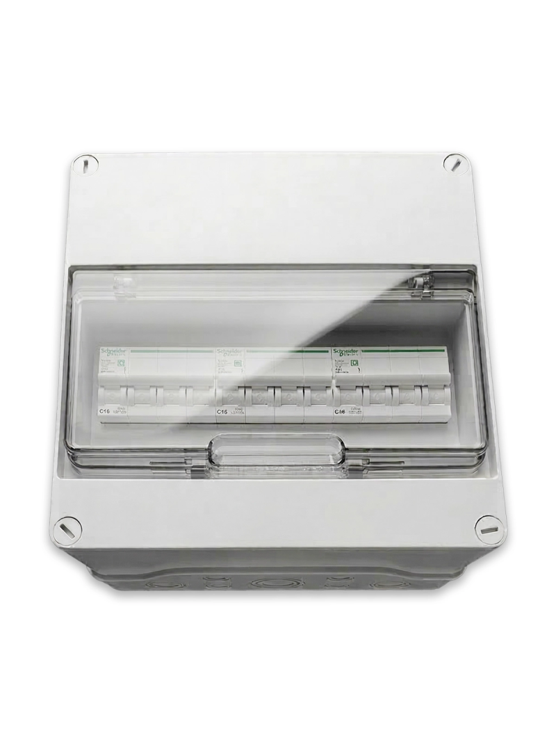 Caja de control trifásica de 40 A