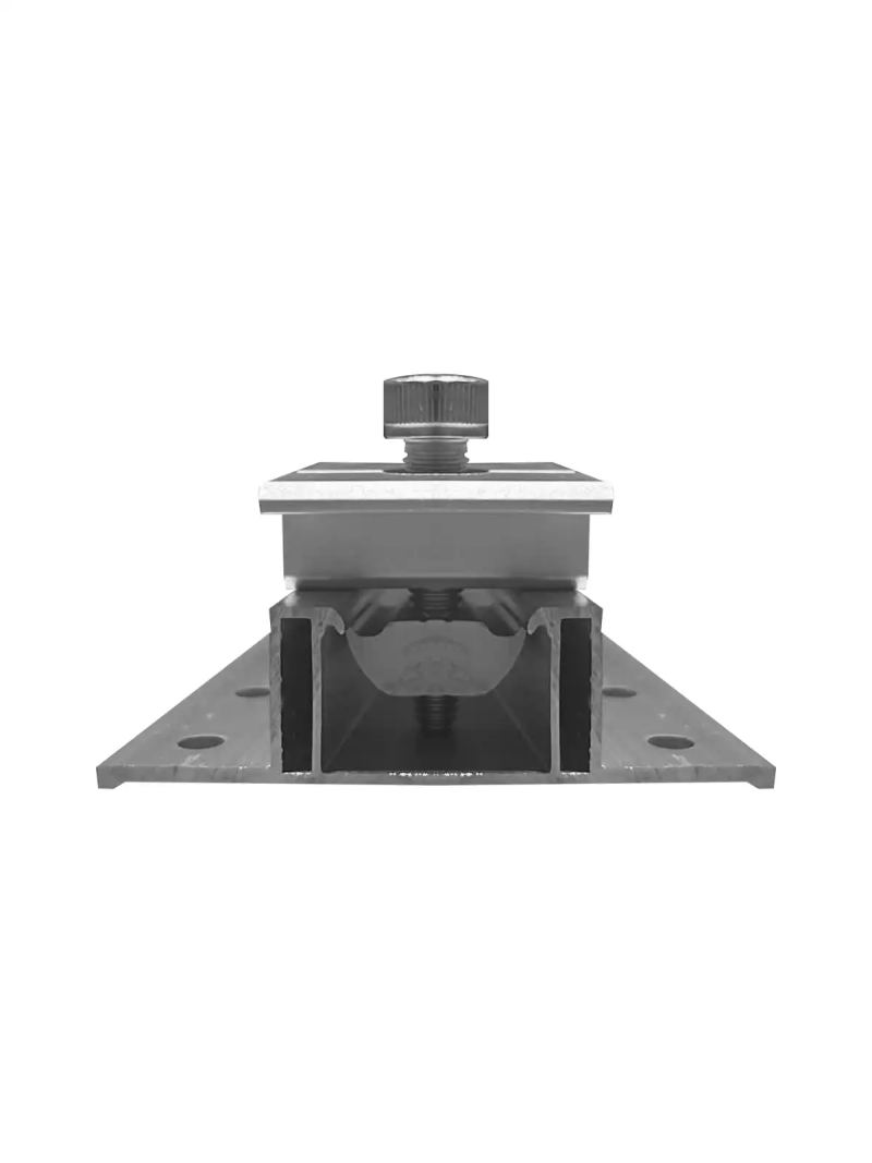 40 cm lange Aluminiumschiene mit Mittelklemme und Befestigungsmaterial | Wattuneed