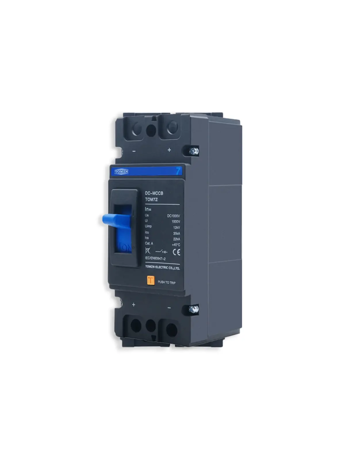 2-pole 160A DC 1000V circuit breaker TOMZN - TOM7Z