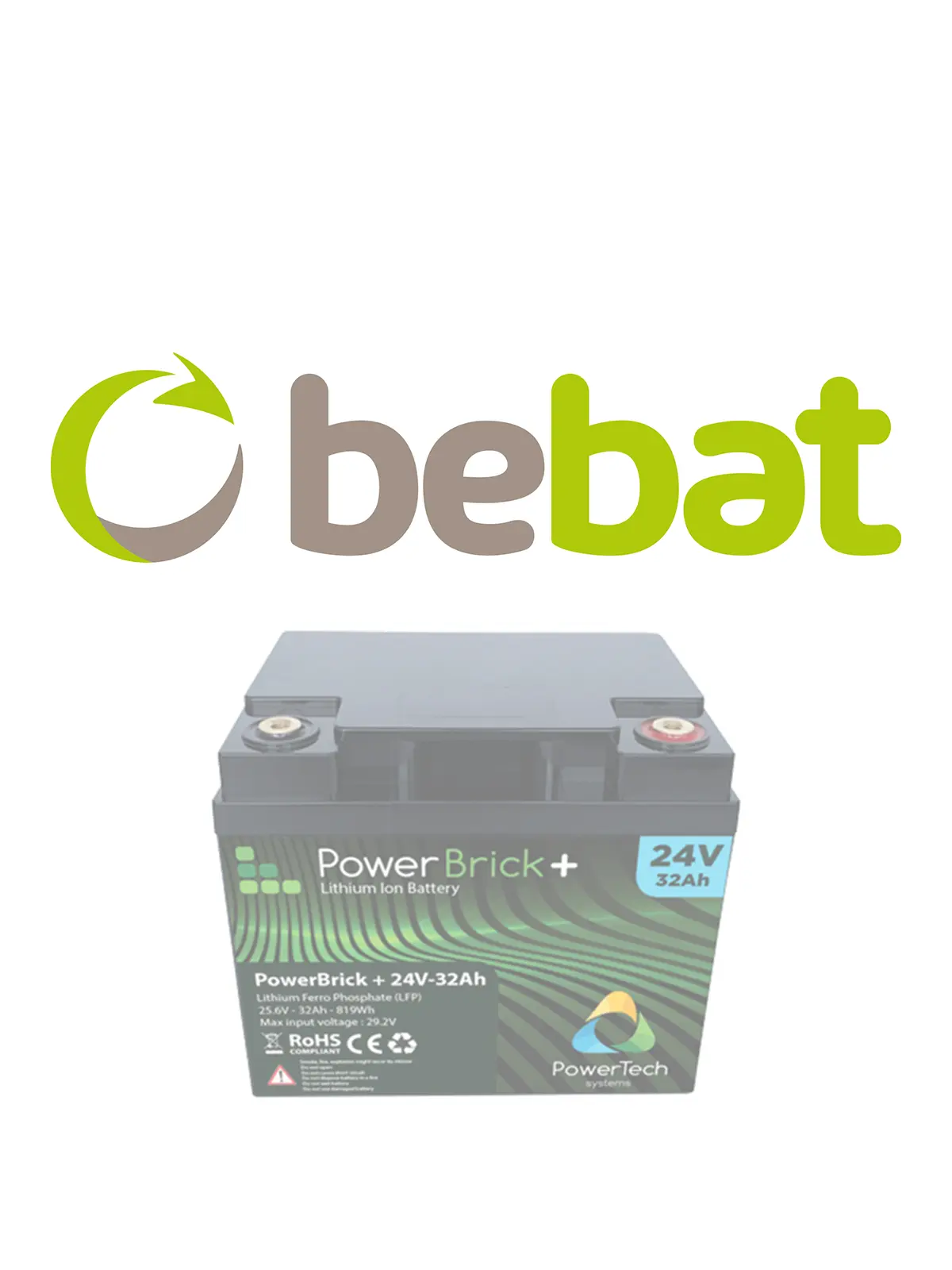 Cotisation environnementale Bebat PowerBrick+ PB+24/32 - 32 Ah