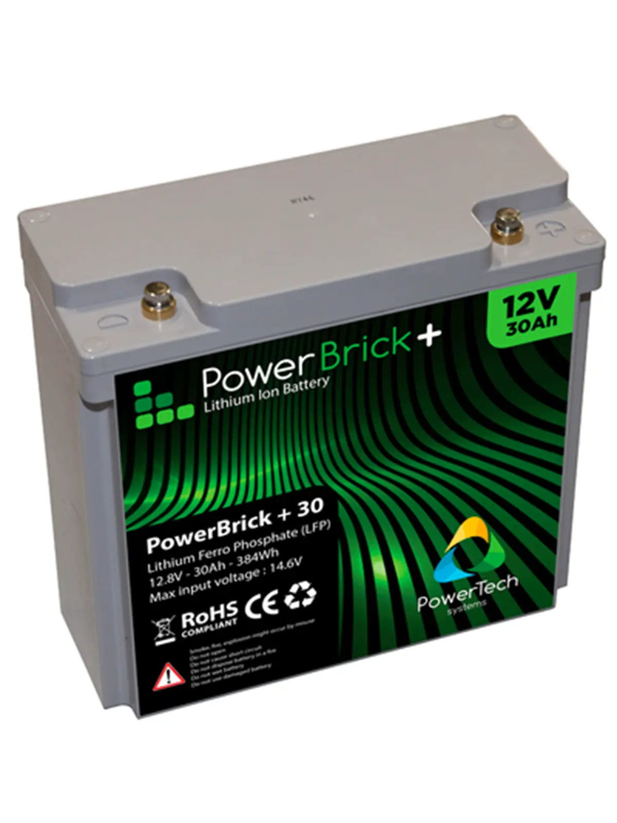 Lithium-Akku PowerBrick+ PB+12/30 – 30 Ah, 12,8 V, LiFePO4