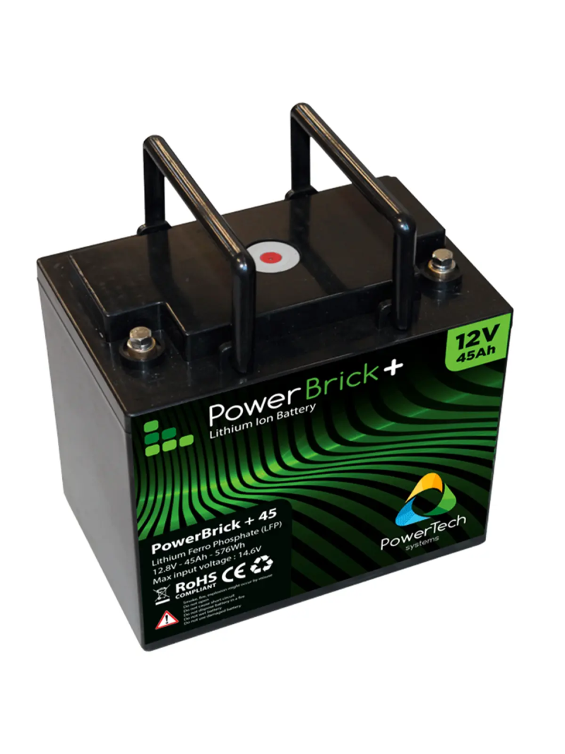 Batterie lithium PowerBrick+ PB+12/45 - 45 Ah 12,8 V LiFePO4 0,58 kWh – IP65