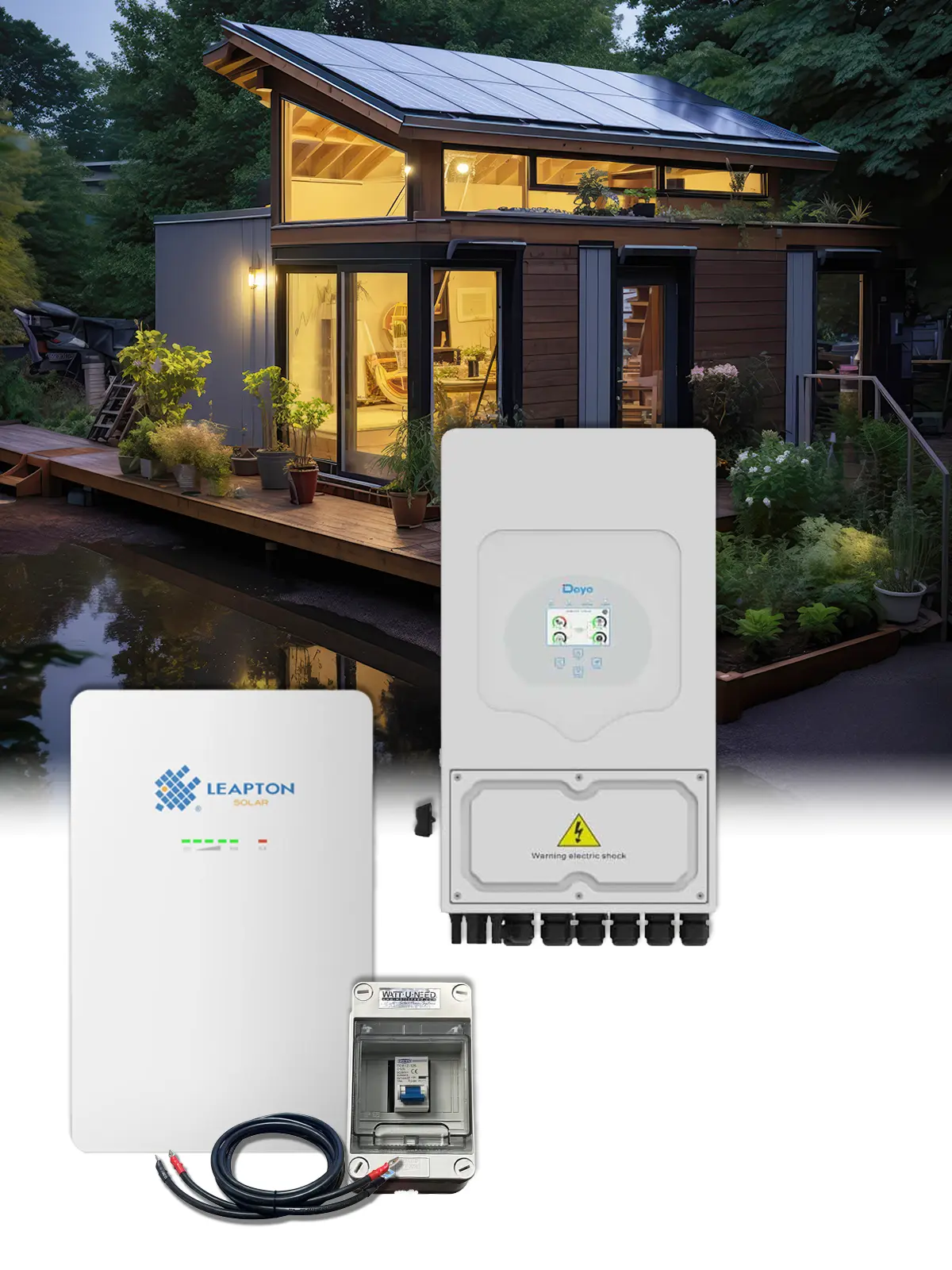 3.6 kW Mono Retrofit Kit – 5.12 kWh Battery