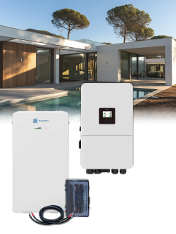 Pack Onduleur Tri 10 kW – Batterie 16,0 kWh – Deye