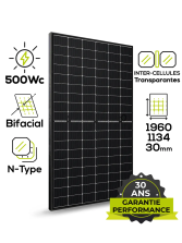 Jolywood JW-HD108N-R2 500Wc Bifacial Full Black Transparent