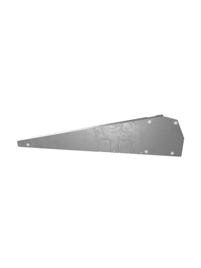 Deflector de viento recto FlatFix Fusion para paneles de 105 a 115 cm