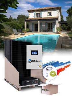 Kit Solaire Autoconsommation 4,5 kWc – Mono 6,5 kW – Batterie 4,80 kWh – Installé FR