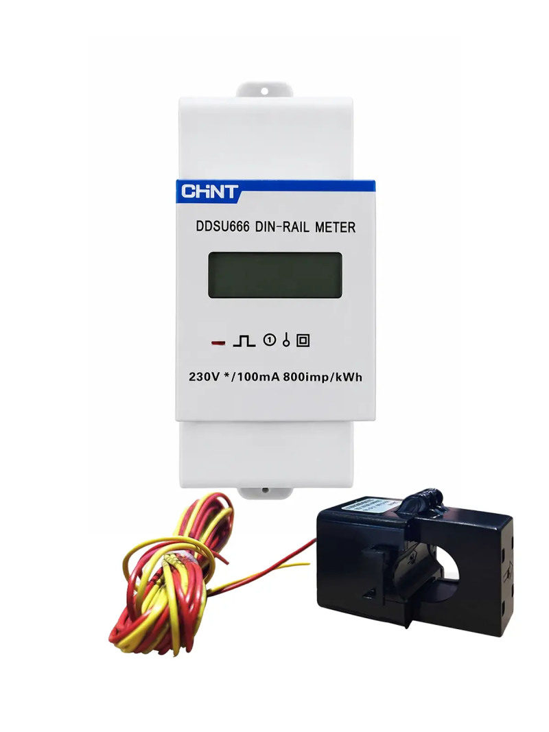 CHINT DDSU666 eenfasige slimme meter met stroomtransformator