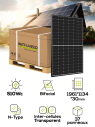 Palette 37X Jinko Solar Tiger Neo 510Wc N-Type bifacial panneau solaire | CRE4 PPE2