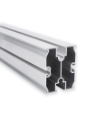 Riel de aluminio de 80 x 50 mm para la fijación de paneles solares
