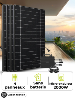 Kit Plug & play 2000Wc – Bifacial Full Black & Micro-onduleur Astro