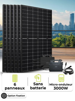 3000Wc Plug & Play Solar Kit with bifacial panels and Astro micro-inverter