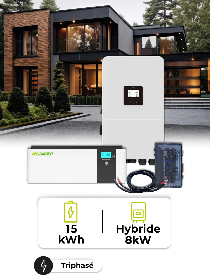 8 kW Tri Retrofit Pack – 15 kWh Battery