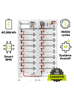 Batterie Lithium Deye BOS-G40 Pro Haute Tension 40,96kWh
