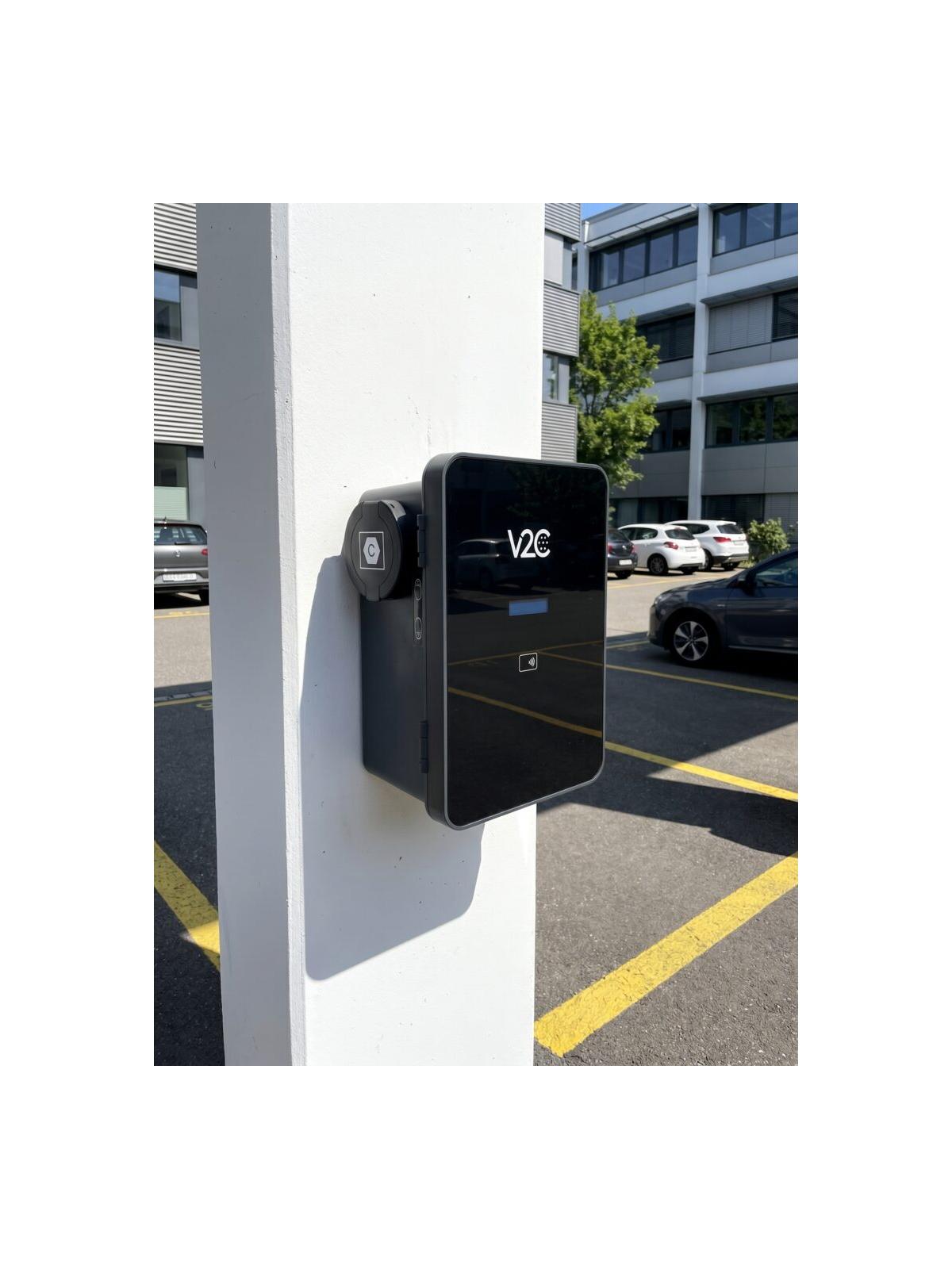 V2C Trydan 22 kW Wallbox - 10 m Typ-2-Kabel