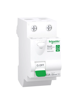 Fehlerstromschutzschalter Schneider Resi9 XE Typ A – 2P 63 A 300 mA