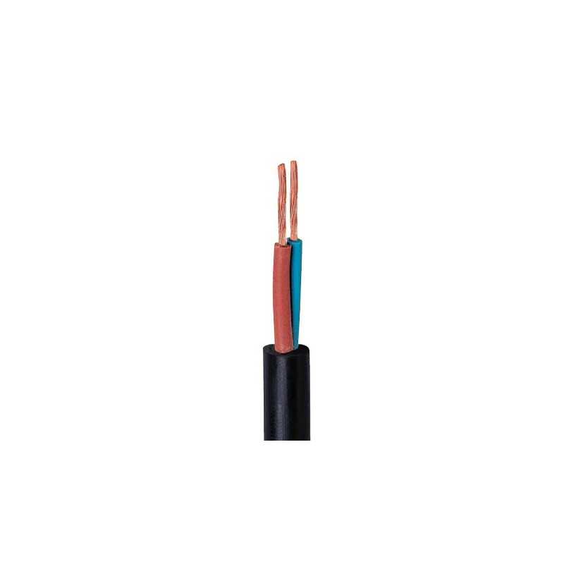 Cable flexible H05RR-F 2x0,75mm² - 1m