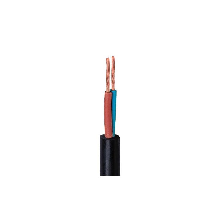Flexible cable H05RR-F 2x0.75mm² - 1m