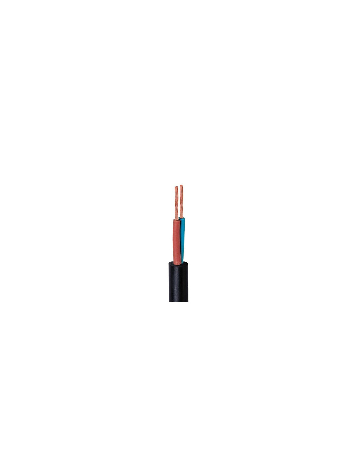 flexible cable H05RR-F 2x0,75mm² - 1m