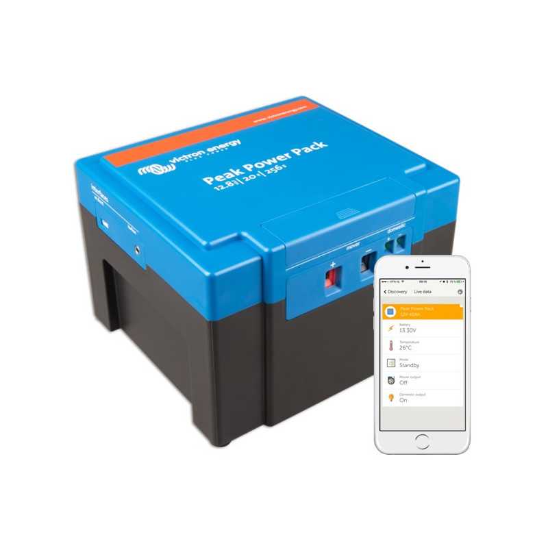 Battery with integrated charger Victron 12.8 V - 20 to 40 A