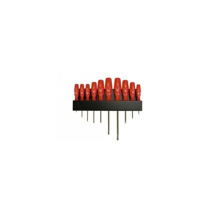 Set of 10 screwdrivers OUTILAC