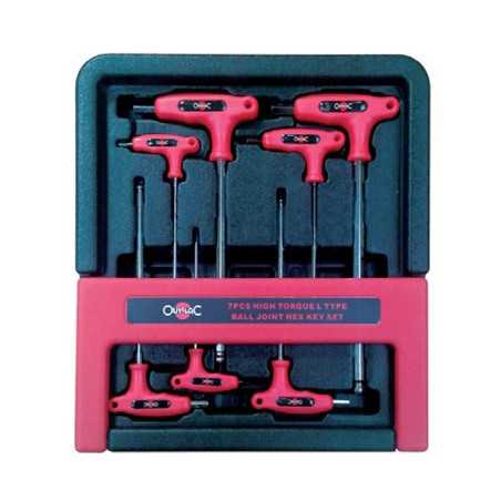 Allen spanner set with ball head OUTILAC