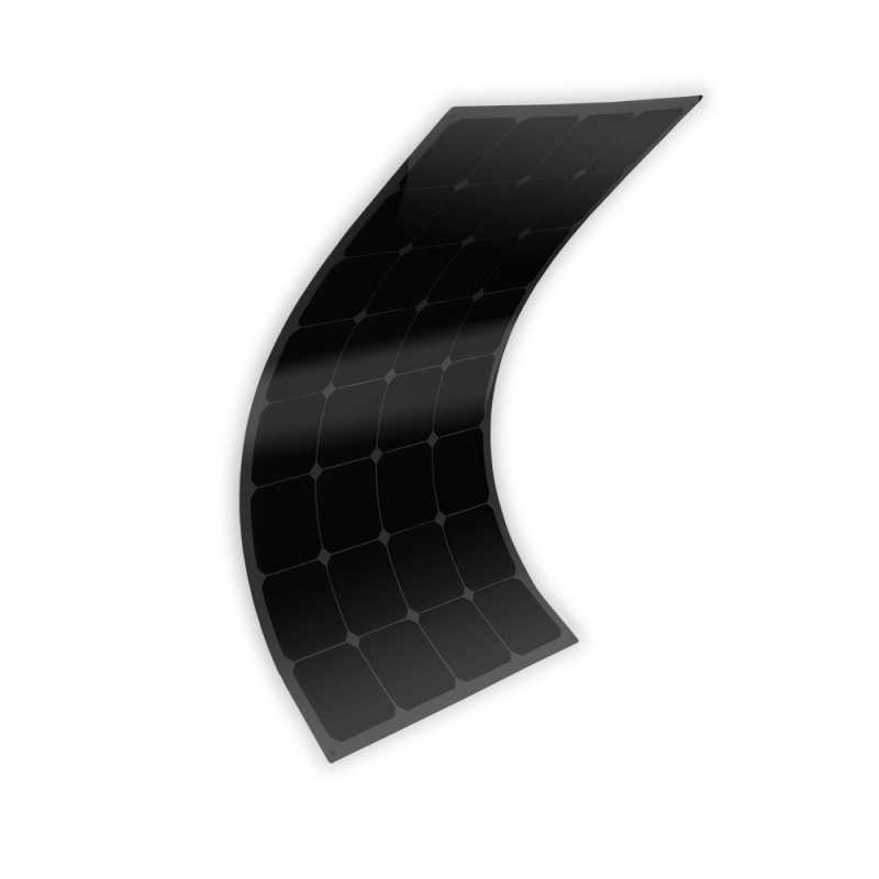 MX FLEX Volledig zwart 12V flexibel zonnepaneel 100Wp