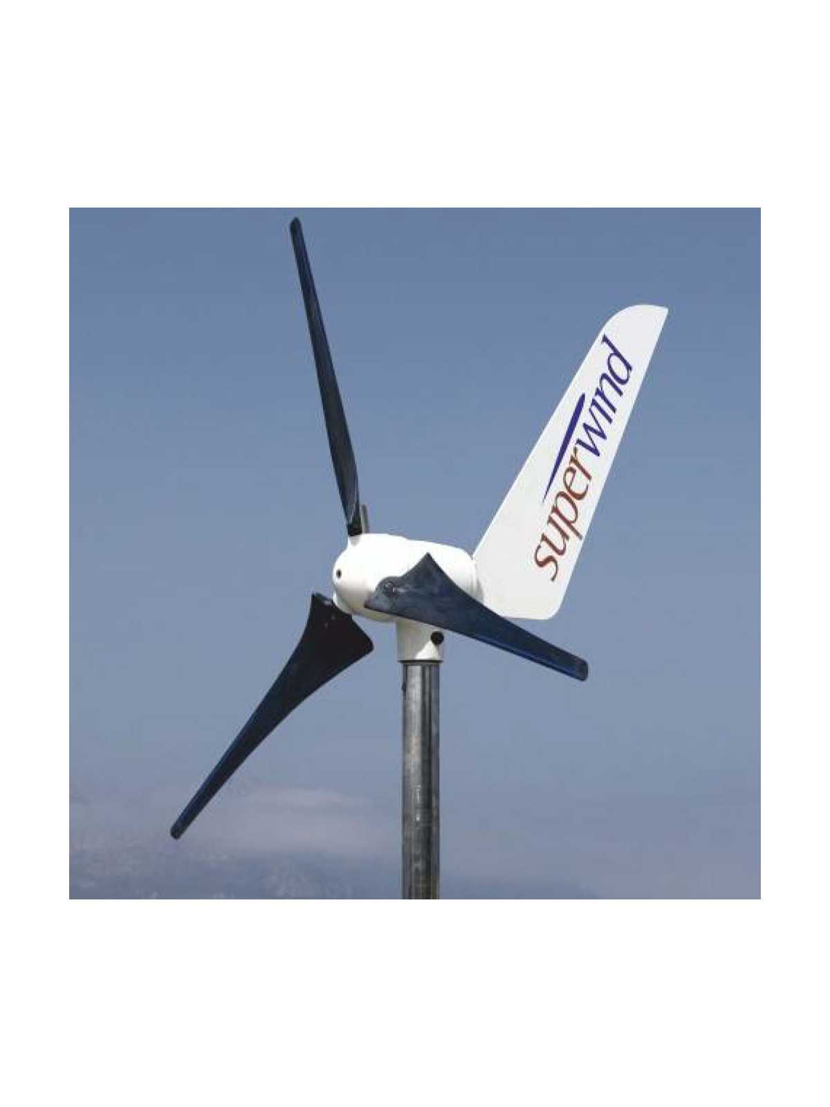 Wind turbine Superwind SW350/SW353 - 350W 12V - Robust, quiet and powerful