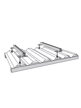 Tin roof attachment kit