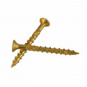 Solar panel mounting screws for roof structures 