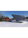Seguidor fotovoltaico 2 ejes: 36 paneles