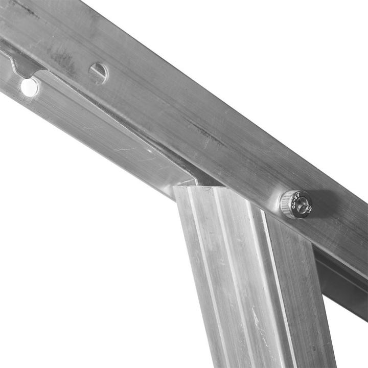 Aluminium adjustable photovoltaic panel support