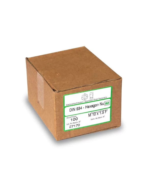 Tuerca hexagonal M10 100 piezas