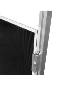 Clame milieu panneau solaire sans cadre