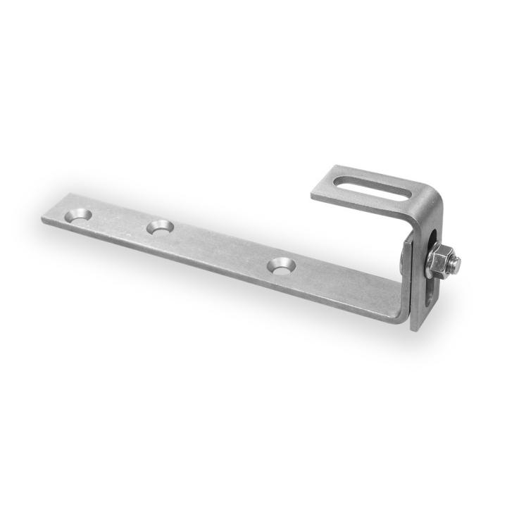 Adjustable fixing hook for slates