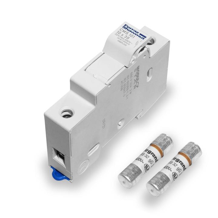 Portafusibles de cartucho DC de 16A a 100A