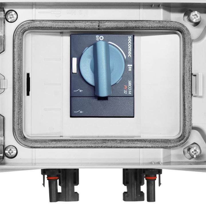 Coffret sectionneur DC 500V 32A