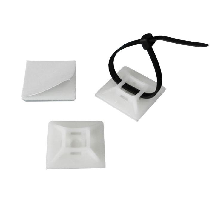 Self adhesive cable clips