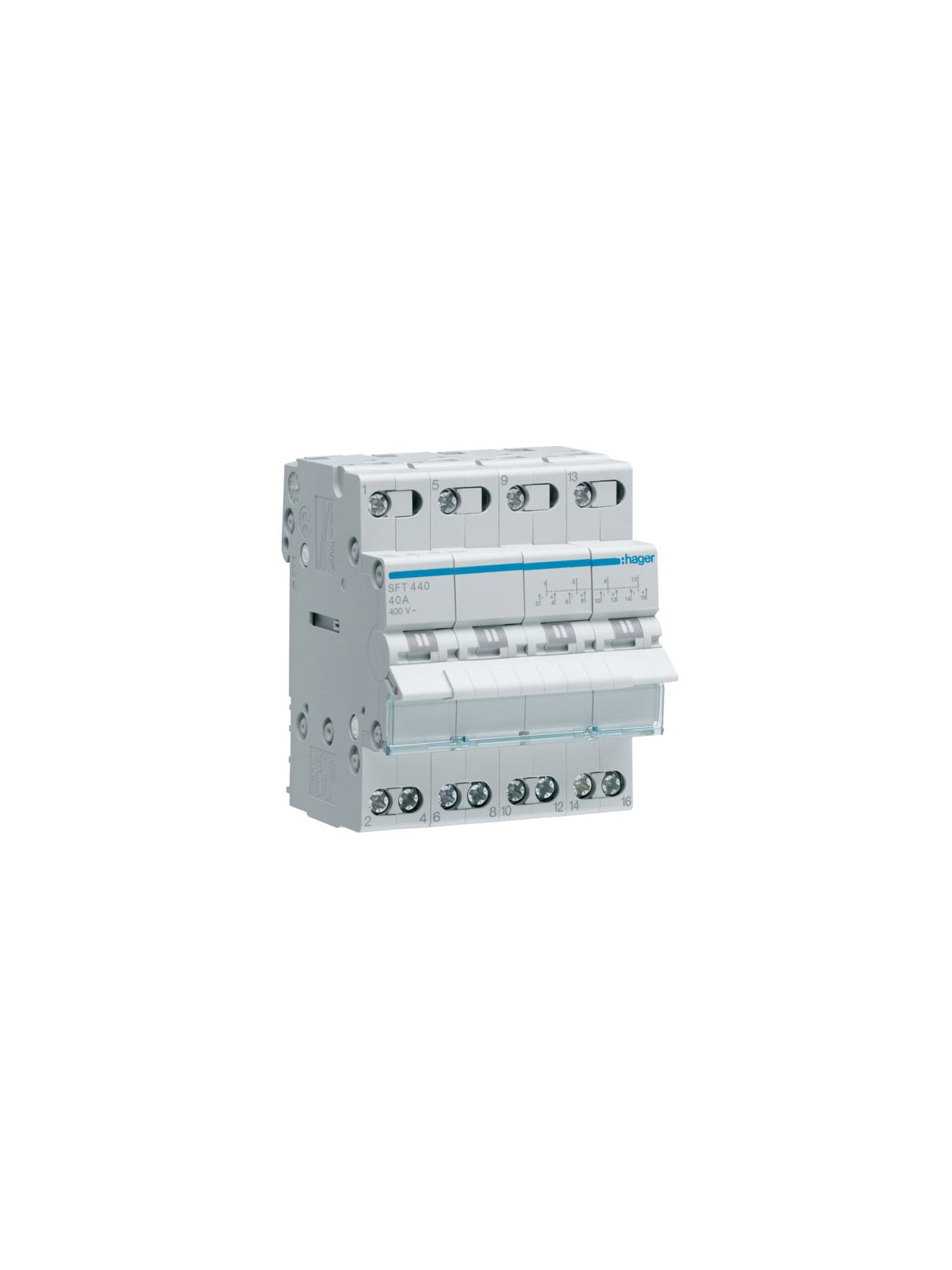 Changeover switch 4P 40A